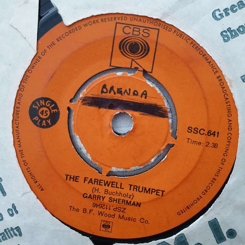 Garry Sherman  Lara's Theme / The Farewell Trumpet - Vinyl 7" Record - Opened  - Very-Good-...