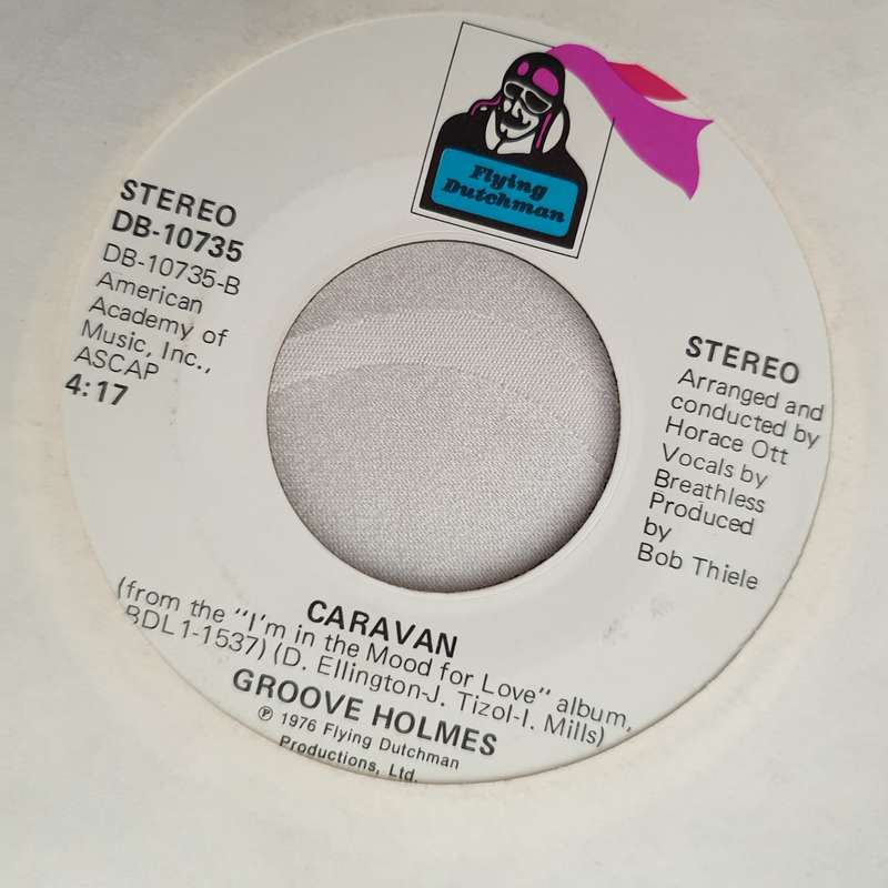 Groove Holmes  I've Got Love For You / Caravan - Vinyl 7" Record - Very-Good+ Quality (VG+)