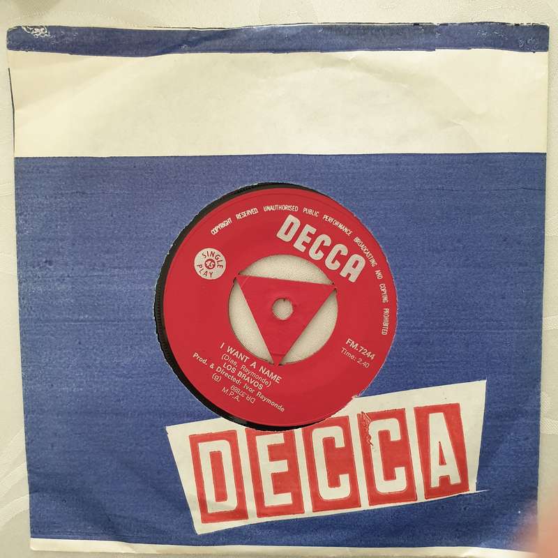 Los Bravos  Black Is Black - Vinyl 7" Record - Very-Good+ Quality (VG+)