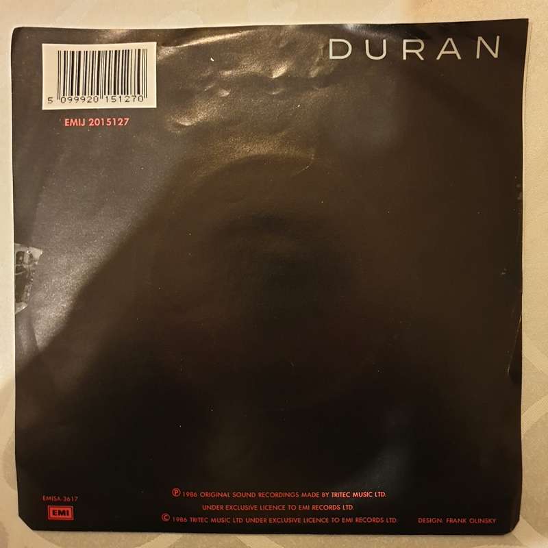 Duran Duran  Notorious - Vinyl 7" Record - Very-Good+ Quality (VG+)