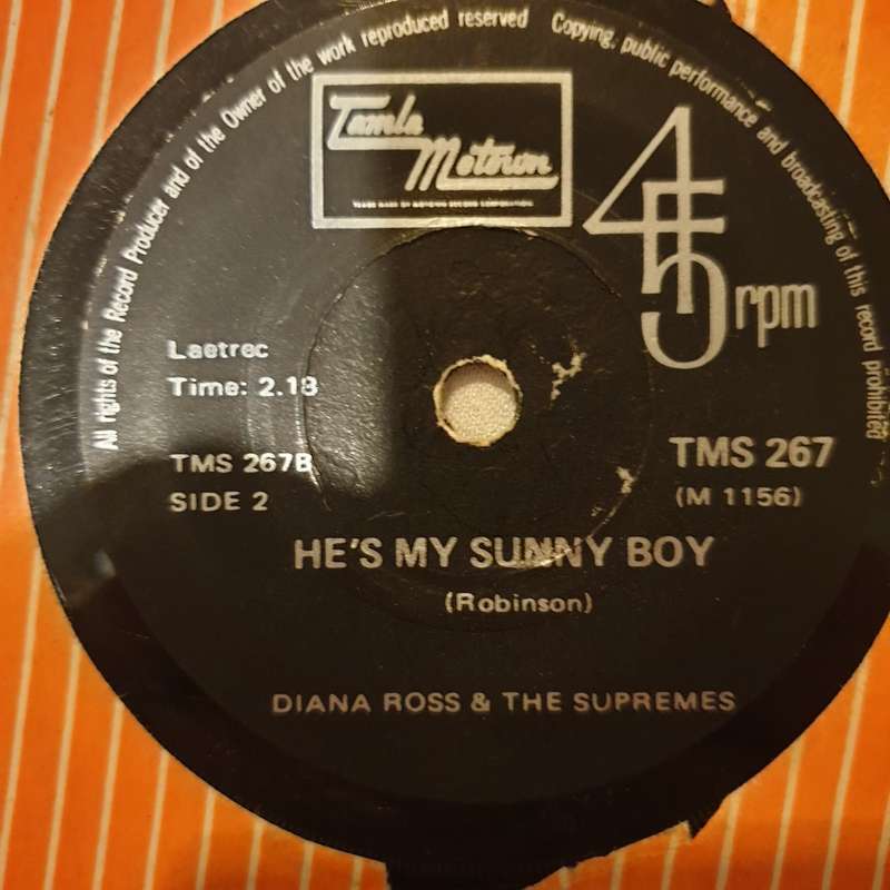 Diana Ross & The Supremes  Someday We'll Be Together / He's My Sunny Boy - Vinyl 7" Record ...
