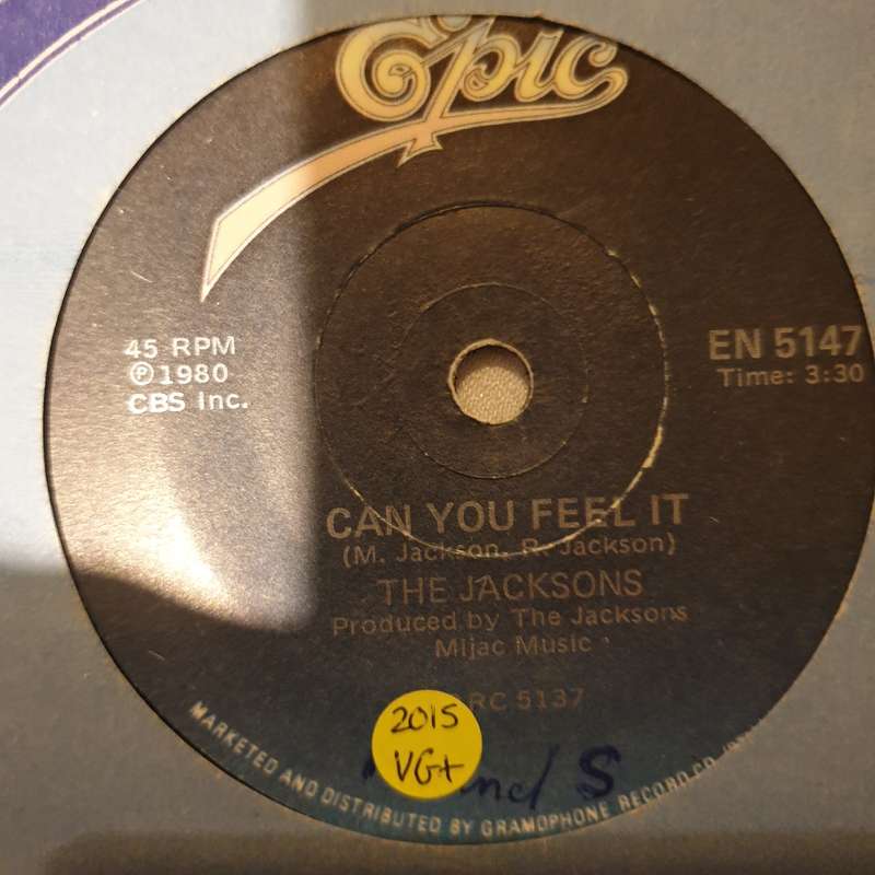 The Jacksons  Can You Feel It - Vinyl 7" Record - Very-Good+ Quality (VG+)