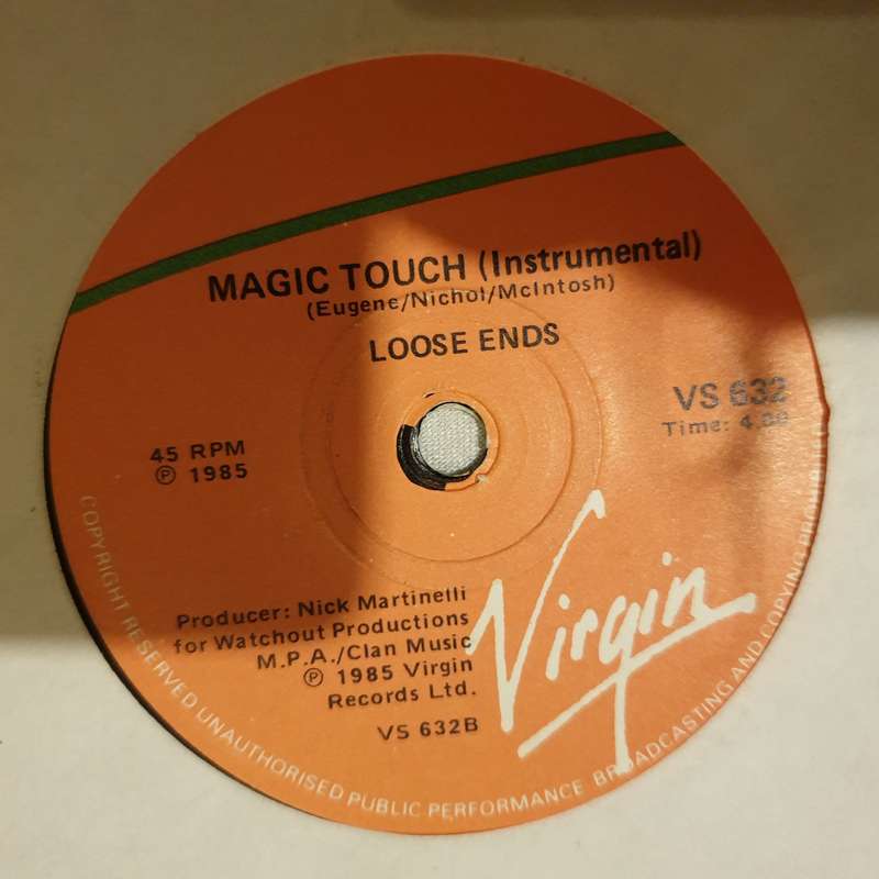 Loose Ends  Magic Touch - Vinyl 7" Record - Very-Good+ Quality (VG+)