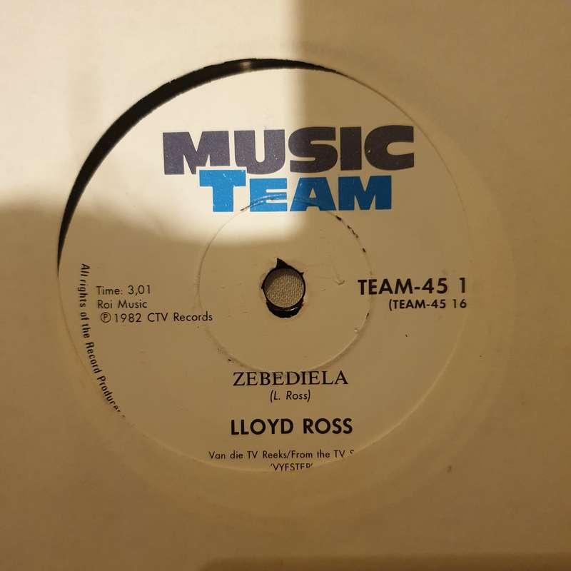 Lloyd Ross  Vyfster - Vinyl 7" Record - Very-Good+ Quality (VG+)
