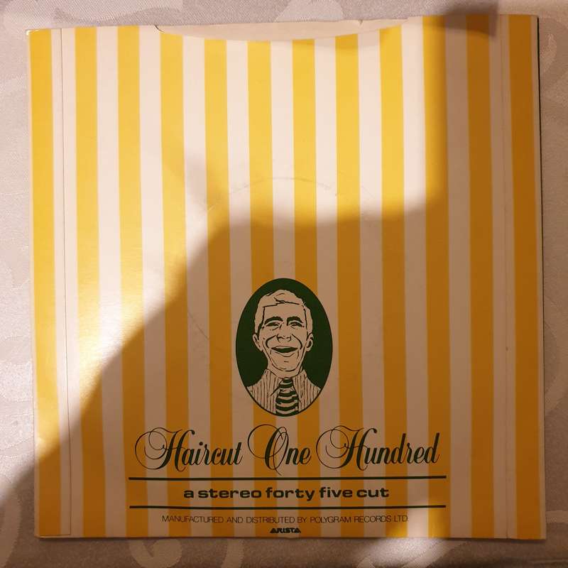Haircut One Hundred  Love Plus One - Vinyl 7" Record - Very-Good+ Quality (VG+)