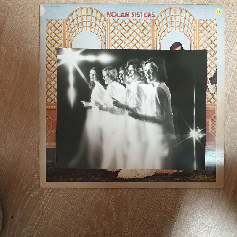 Nolan Sisters with original photo and press release sheets - Vinyl LP Record - Very-Good+ Quality...