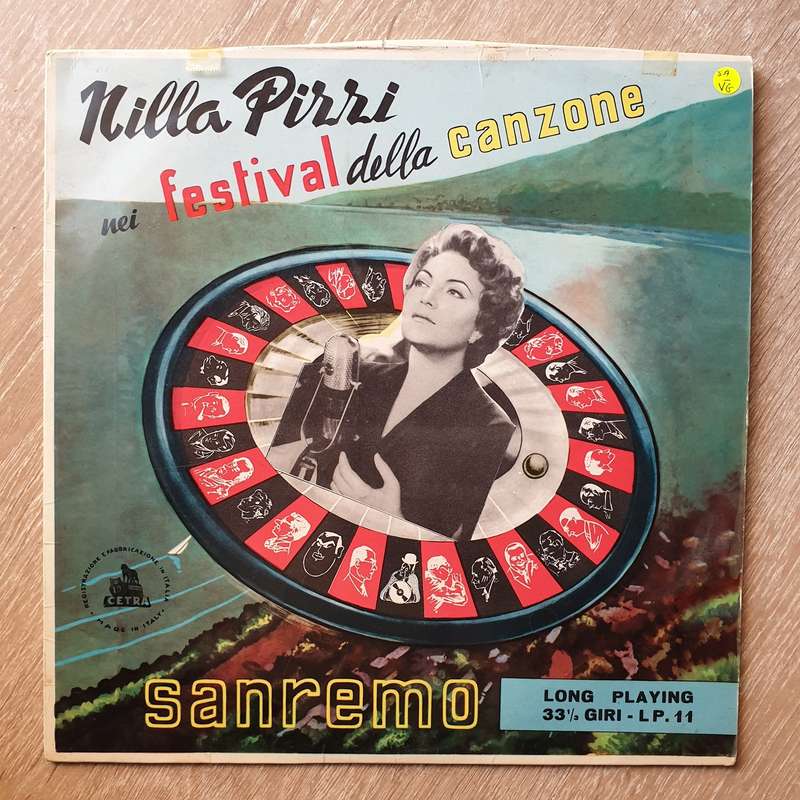 San Remo - Nilla Pizzi  Nei Festival Della Canzone - Vinyl LP Record - Opened  - Very-Good-...