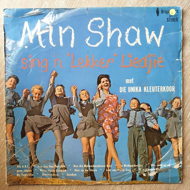 Min Shaw -  Sing 'n Lekker LIedtjie met Unika Kleuterkoor   Vinyl LP Record - Opened  - Goo...