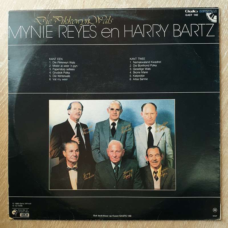 Mynie Reyes en Harry Bartz - Die Pikkewyn Wals - Vinyl LP Record - Opened  - Fair Quality (F)