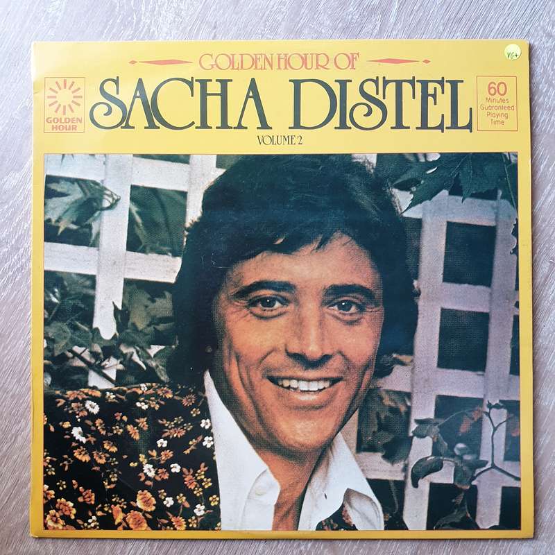 Sacha Distel  Golden Hour Of Sacha Distel - Vinyl LP Record - Very-Good+ Quality (VG+)
