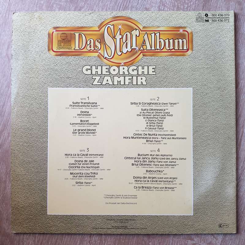 Gheorge Zamfir - Das Star Album (German Pressing) - Double LP Record - Opened  - Very-Good Qualit...