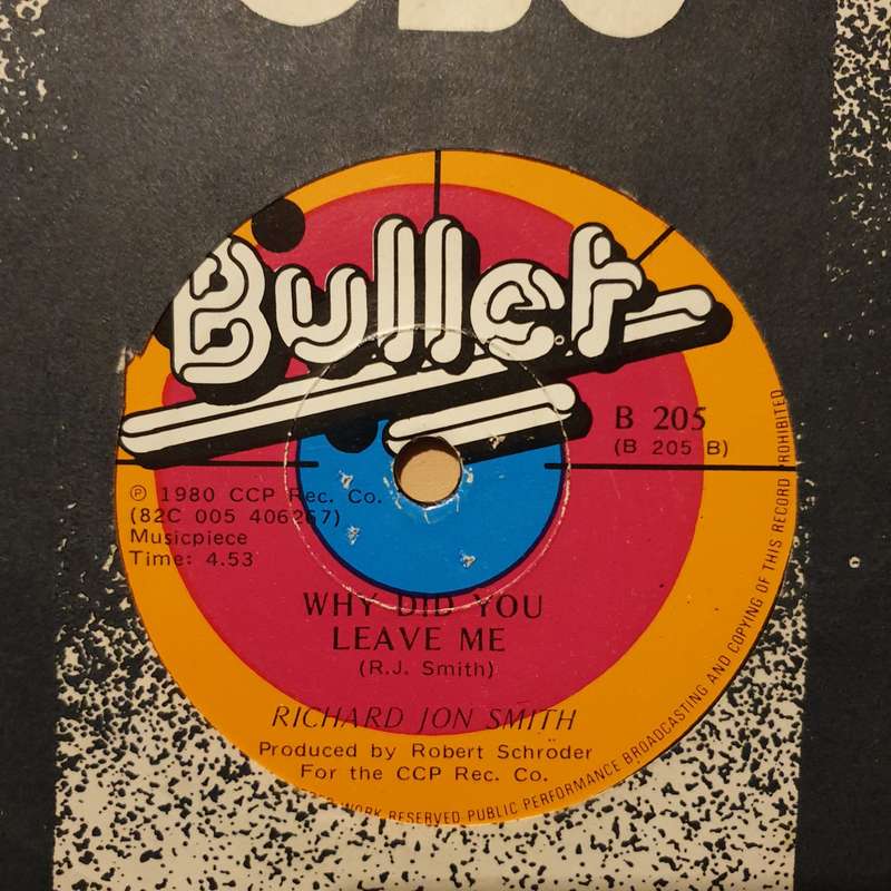 Richard Jon Smith  Day-O / Island In The Sun / Why Did You Leave Me - Vinyl 7" Record - Ver...