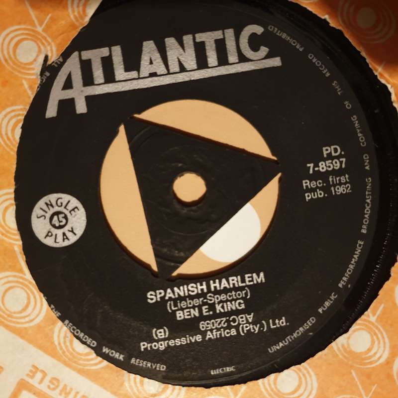 Ben E. King  My Heart Cries For You / Spanish Harlem -  Vinyl 7" Record - Very-Good Quality...