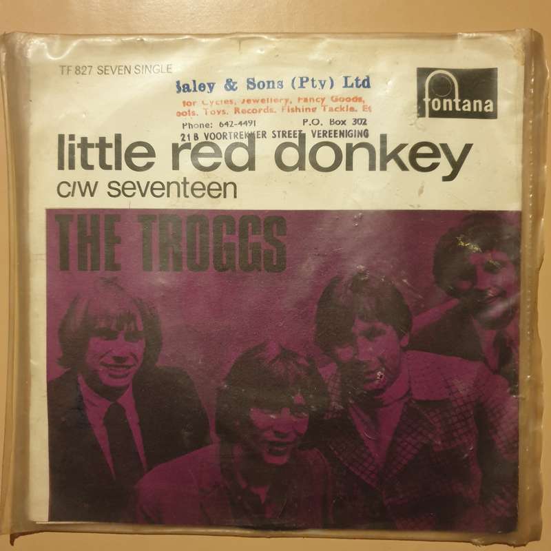 The Troggs  Little Red Donkey -  Vinyl 7" Record - Very-Good+ Quality (VG+)