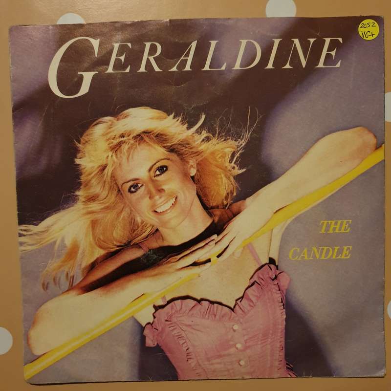 Geraldine  The Candle - Vinyl 7" Record - Very-Good+ Quality (VG+)