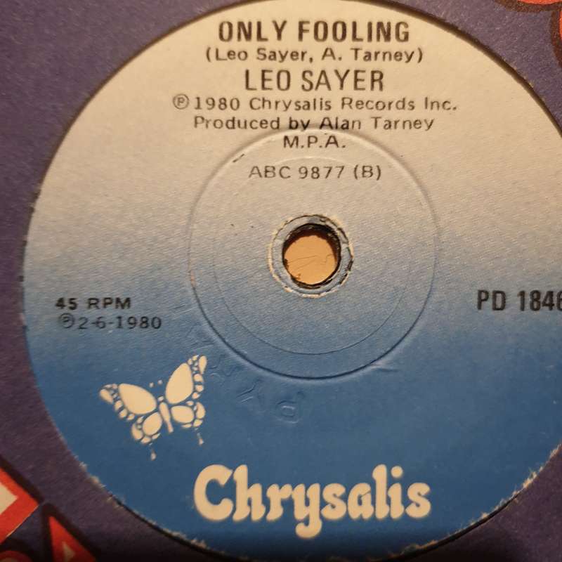 Leo Sayer  More Than I Can Say - Vinyl 7" Record - Very-Good- Quality (VG-)