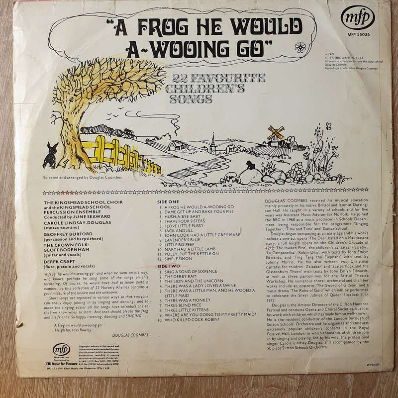 A Frog He Would A Wedding Go - Vinyl LP Record - Opened  - Fair Quality (F)