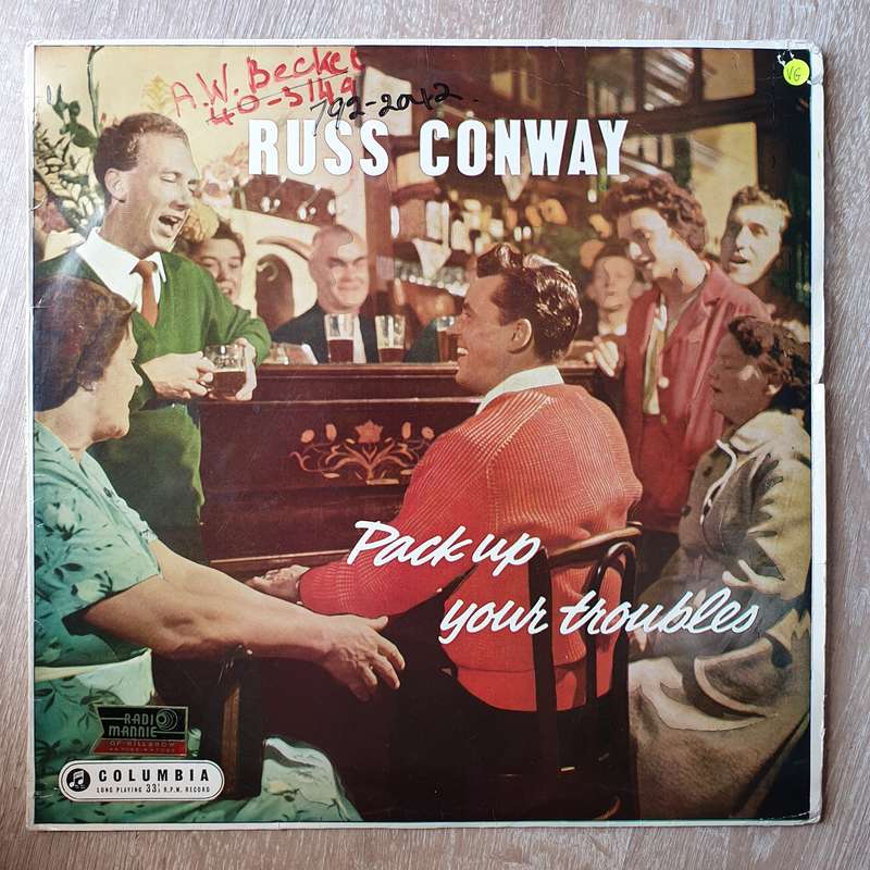 Russ Conway - Pack Up Your Troubles - Vinyl  LP Record - Very-Good Quality (VG)