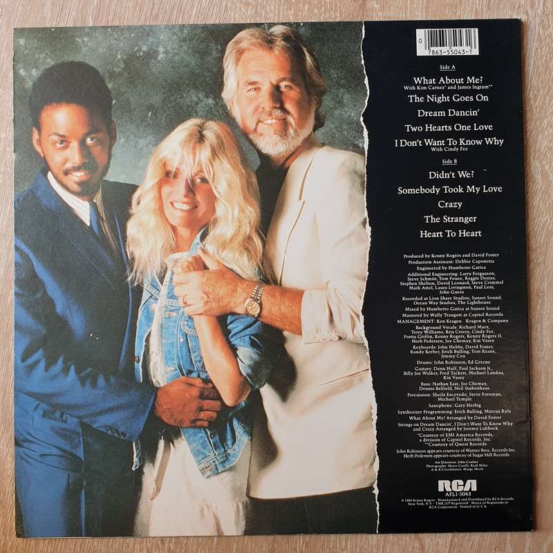 Kenny Rogers  What About Me?- Vinyl LP Record - Very-Good+ Quality (VG+)
