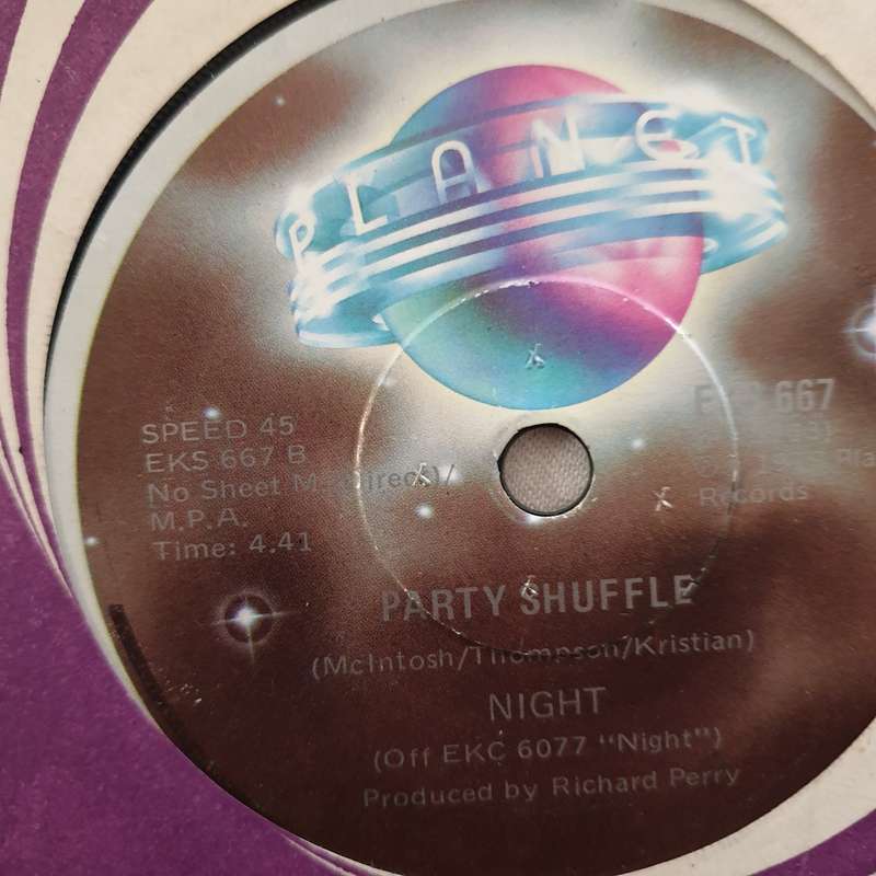 Night  Hot Summer Nights - Vinyl 7" Record - Very-Good+ Quality (VG+)