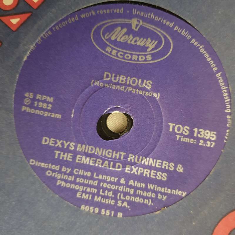 Dexys Midnight Runners & The Emerald Express  Come On Eileen - Vinyl 7" Record - Very-Good+...
