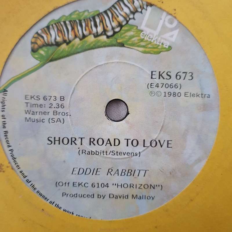 Eddie Rabbitt  I Love A Rainy Night - Vinyl 7" Record - Very-Good+ Quality (VG+)