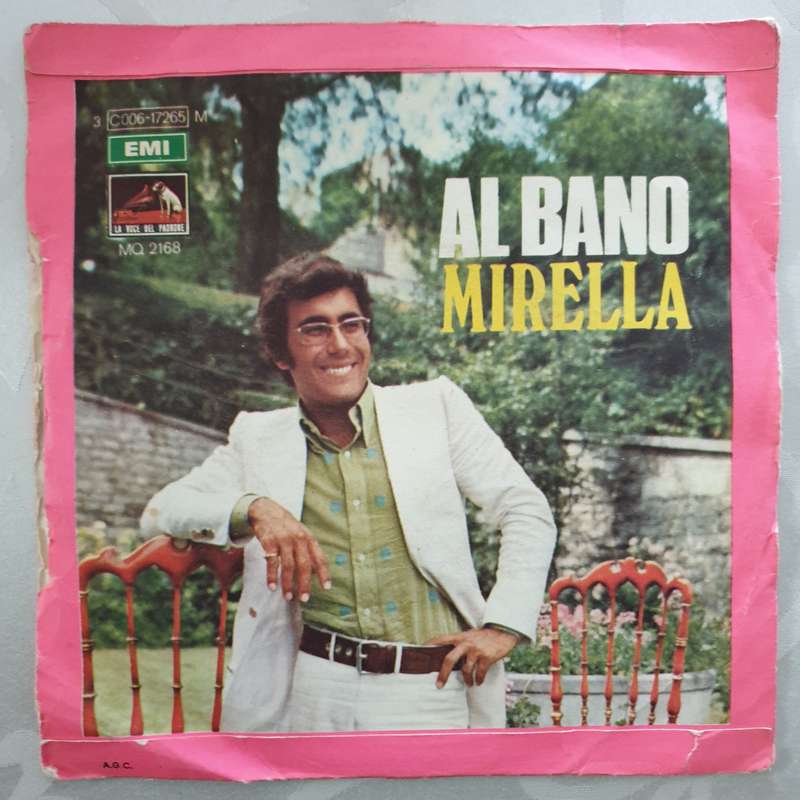 Al Bano  Mezzanotte D'Amore - Vinyl 7" Record - Very-Good- Quality (VG-)