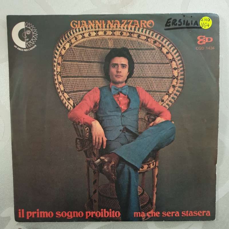 Gianni Nazzaro  Il Primo Sogno Proibito - Vinyl LP Record - Very-Good+ Quality (VG+)