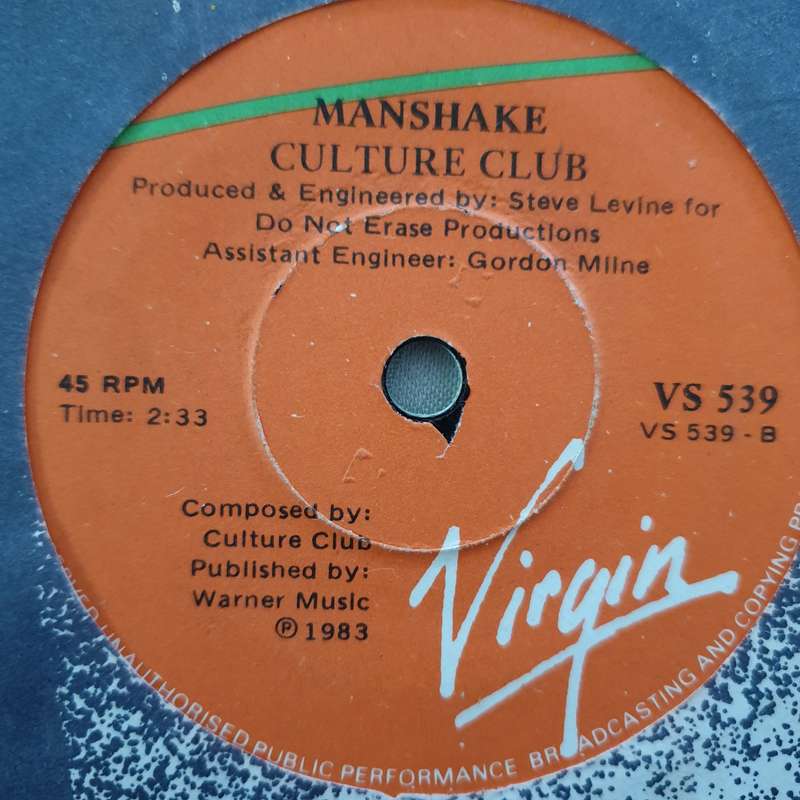 Culture Club  (Church Of) The Poison Mind - Vinyl 7" Record - Very-Good Quality (VG)