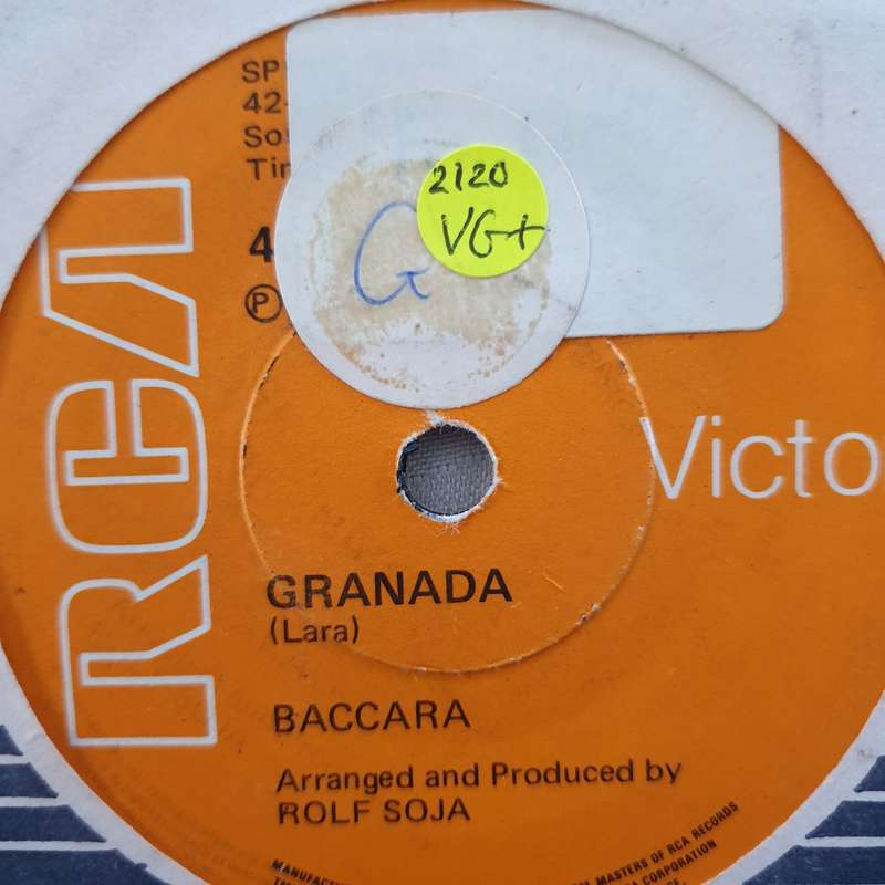 Baccara  Granada / Koochie-Koo - Vinyl 7" Record - Very-Good+ Quality (VG+)