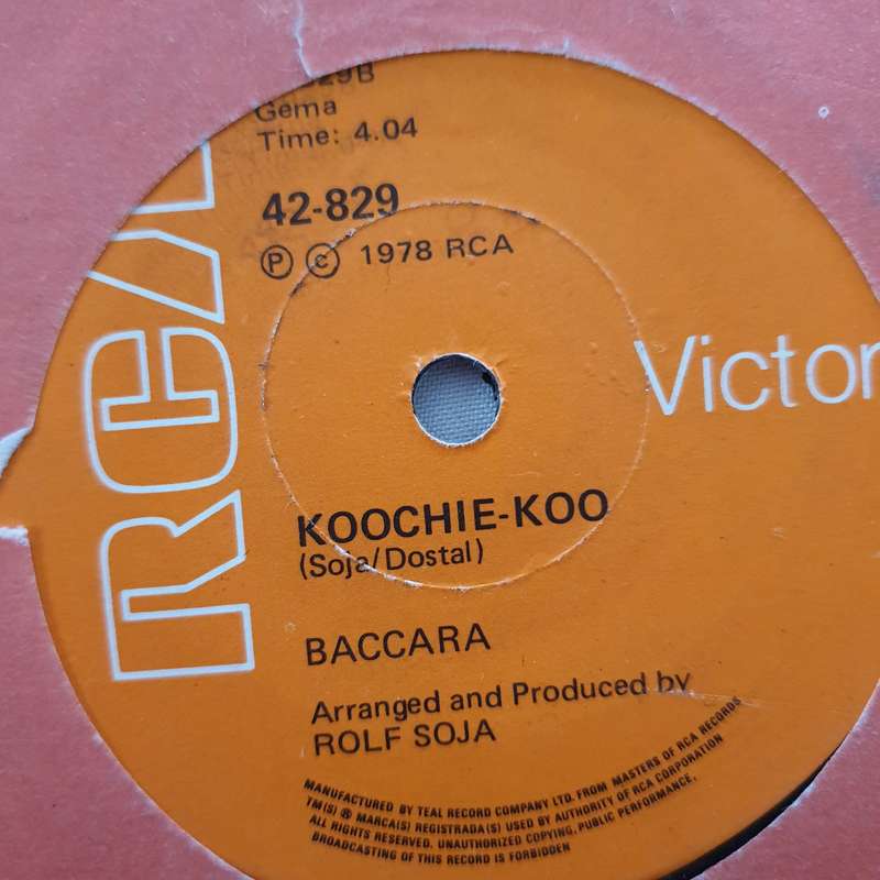 Baccara  Granada / Koochie-Koo - Vinyl 7" Record - Very-Good+ Quality (VG+)