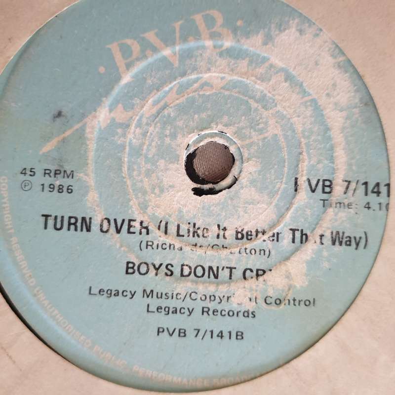 Boys Don't Cry  I Wanna Be A Cowboy - Vinyl 7" Record - Very-Good Quality (VG)