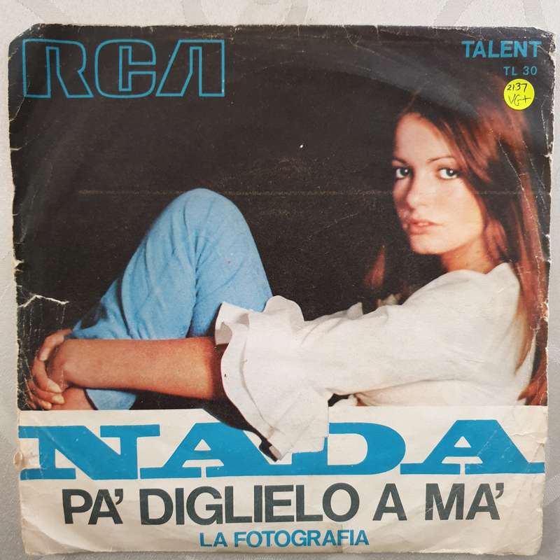 Nada  Pa' Diglielo A Ma' - Vinyl 7" Record - Very-Good+ Quality (VG+)