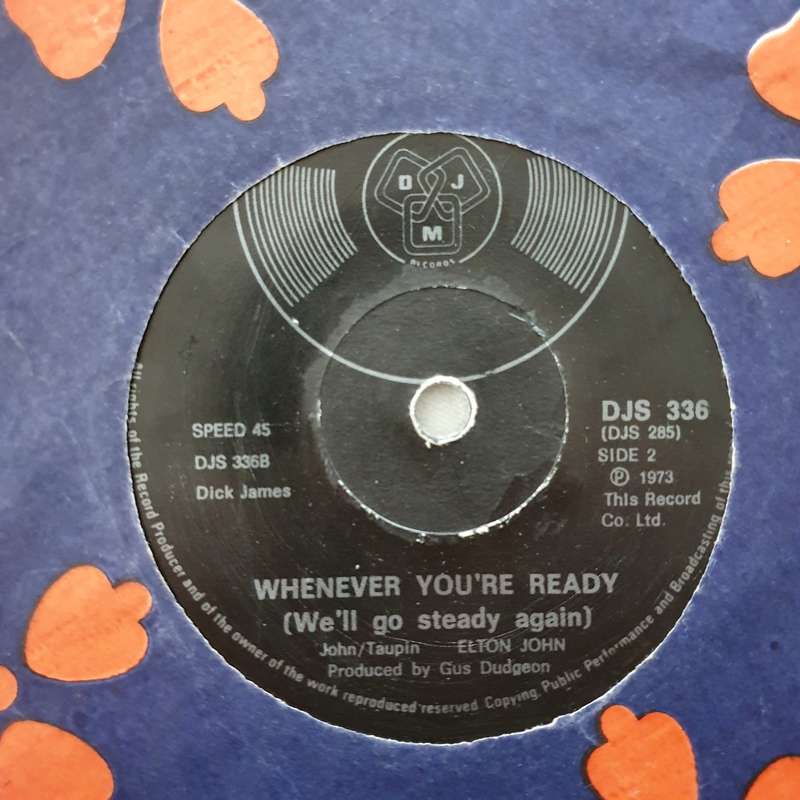 Elton John  Goodbye Yellow Brick Road  - Vinyl 7" Record - Very-Good Quality (VG)