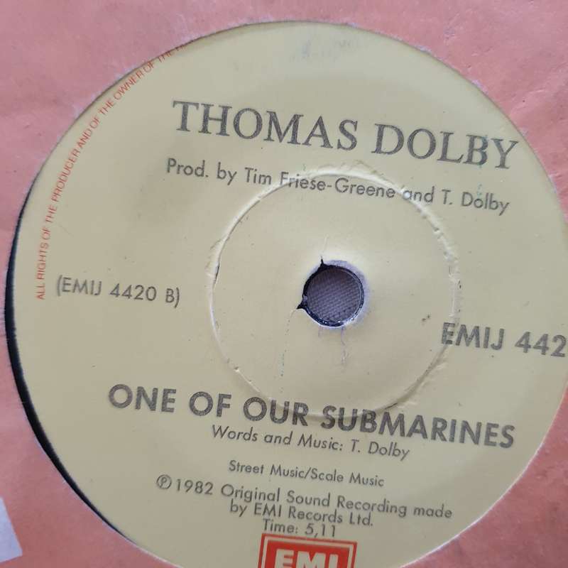 Thomas Dolby  She Blinded Me With Science - Vinyl 7" Record - Very-Good+ Quality (VG+)
