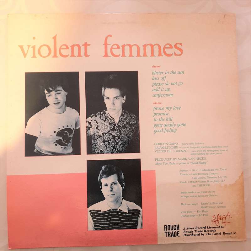 Violent Femmes  Violent Femmes - Vinyl LP Record - Very-Good+ Quality (VG+)