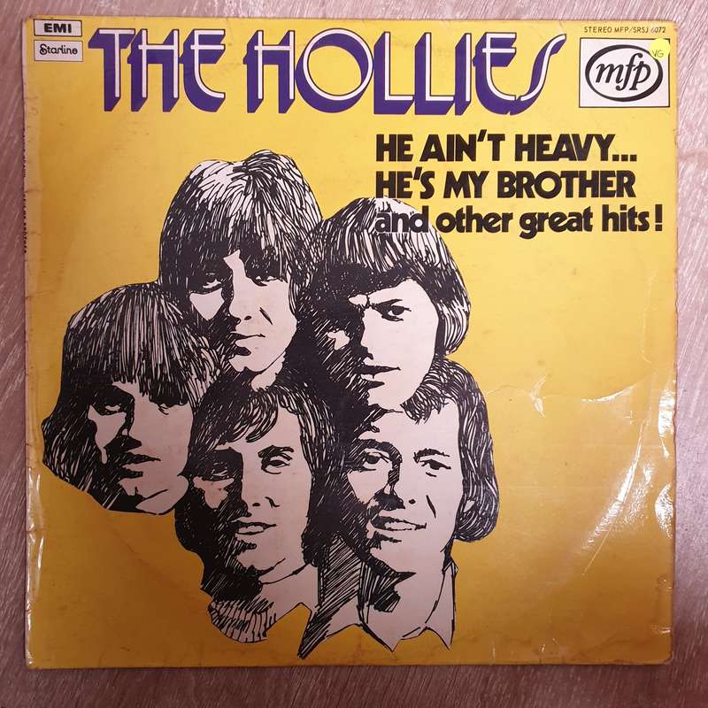 The Hollies  He Ain't Heavy, He's My Brother - Vinyl LP Record - Very-Good Quality (VG)