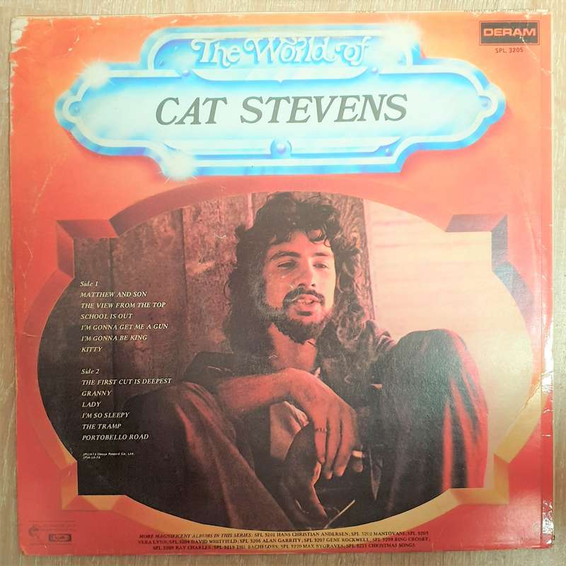 Cat Stevens  The World Of Cat Stevens - Vinyl LP Record - Very-Good+ Quality (VG+)