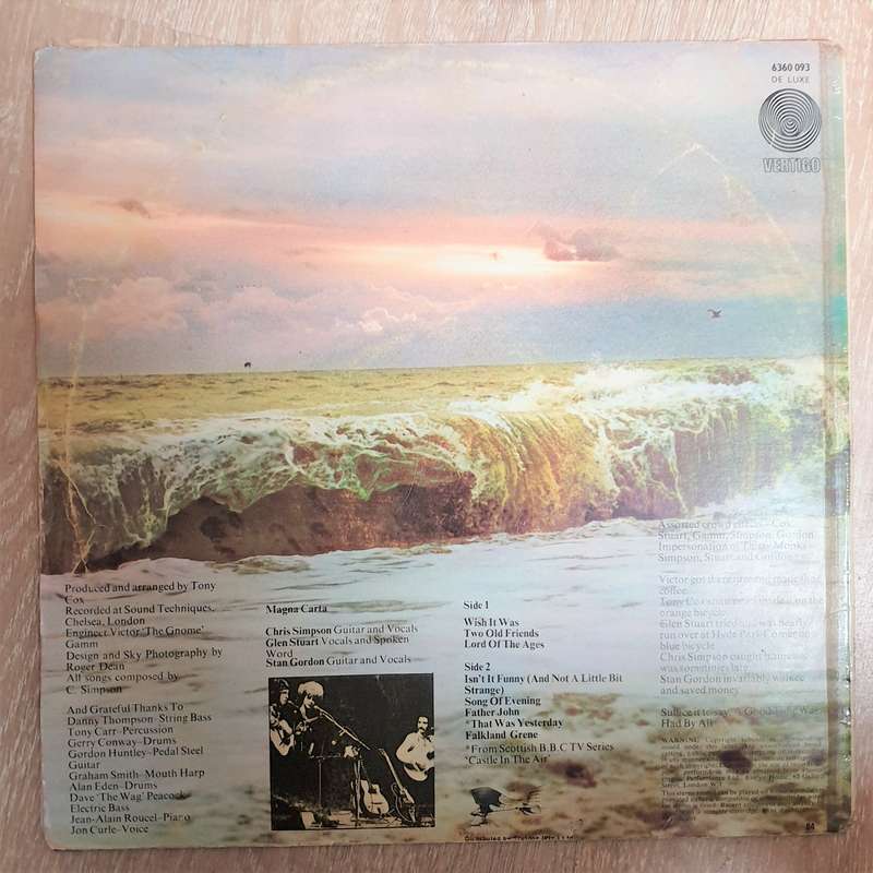 Magna Carta  Lord Of The Ages (vertigo with original leaflet) - Vinyl LP Record - Very-Good...