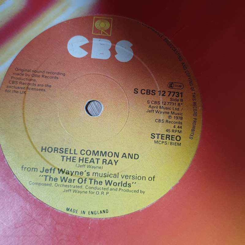 Jeff Wayne  The Eve Of The War (UK) - Vinyl LP Record - Opened  - Very-Good- Quality (VG-) ...