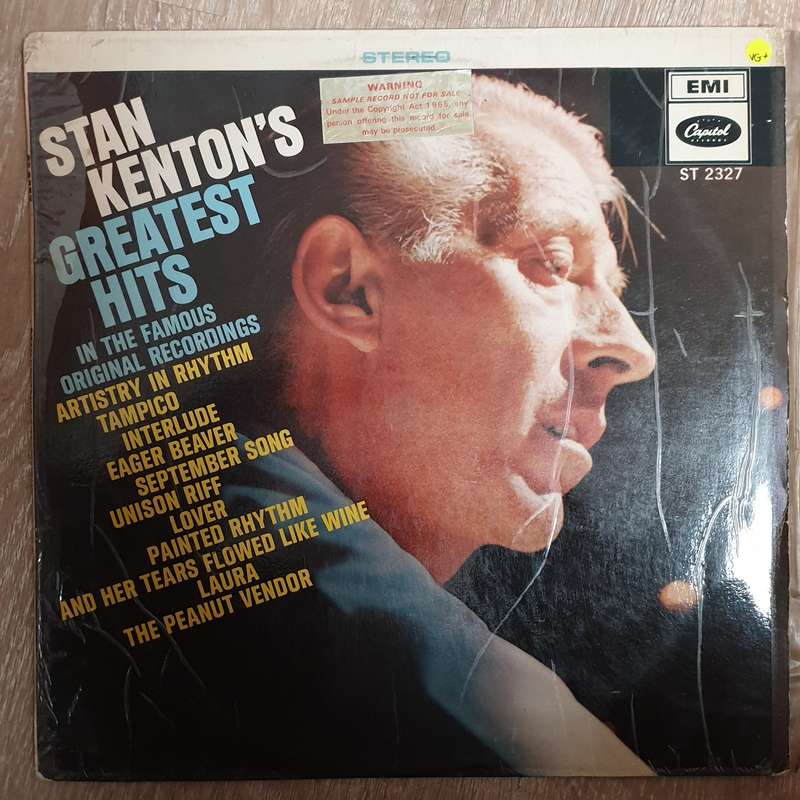 Stan Kenton - Stan Kenton's Greatest Hits - Vinyl LP Record - Very-Good+ Quality (VG+)