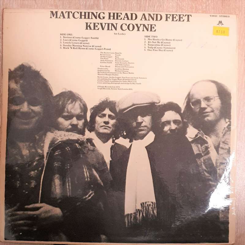 Kevin Coyne  Matching Head And Feet -  Vinyl LP Record - Very-Good+ Quality (VG+)