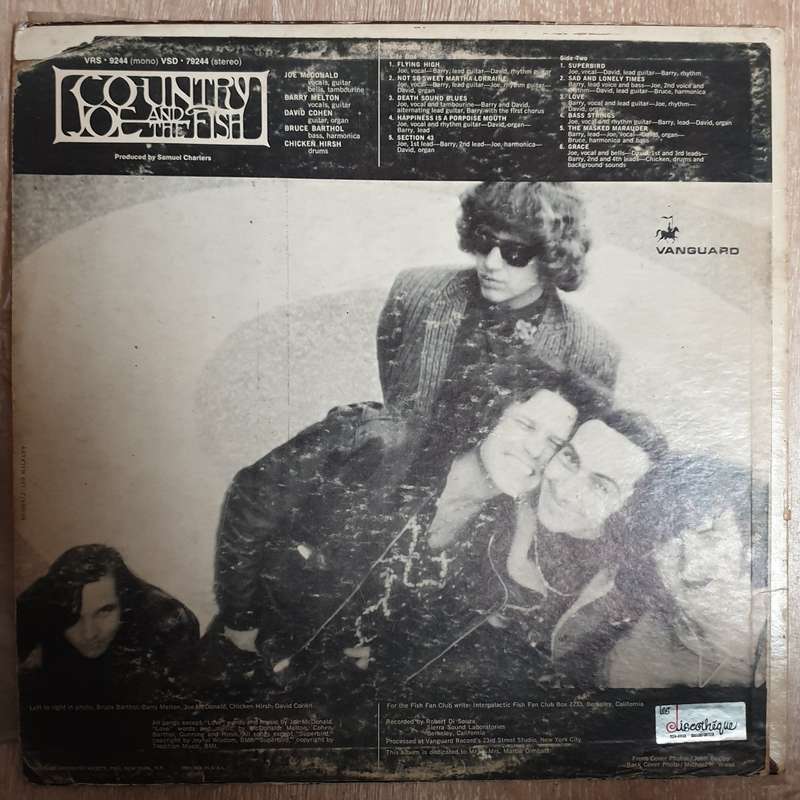 Country Joe & The Fish  Electric Music For The Mind And Body - Vinyl  LP Record - Opened  -...