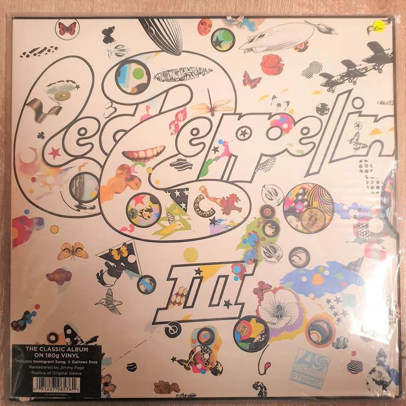 Led Zeppelin  Led Zeppelin III -  180g - Vinyl LP Record - Very-Good+ Quality (VG+)