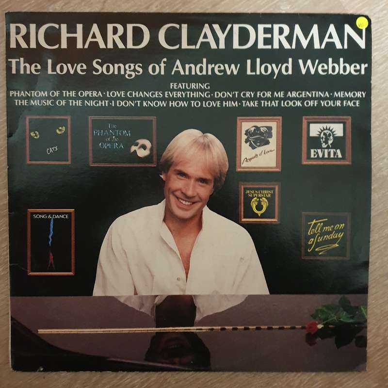 Richard Clayderman  The Love Songs Of Andrew Lloyd Webber - Vinyl  LP Record - Very-Good Qu...