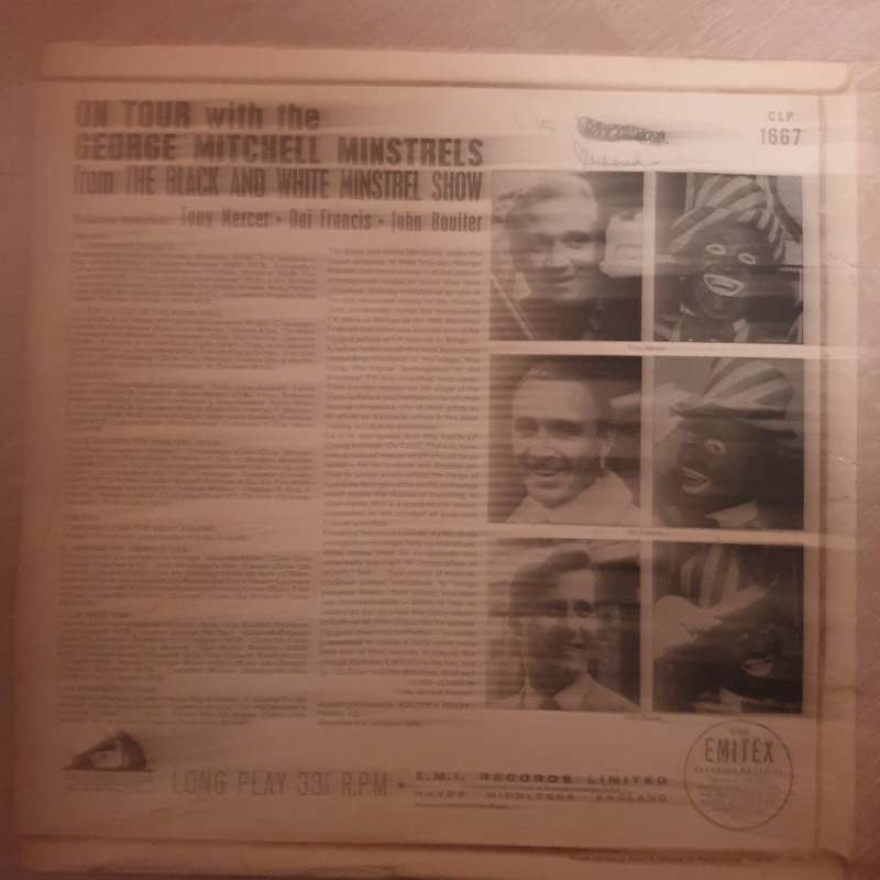 The George Mitchell Minstrels  On Tour With The George Mitchell Minstrels - Vinyl LP Record...