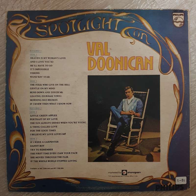 Val Doonican  Spotlight On Val Doonican - Double Vinyl LP Record - Very-Good+ Quality (VG+)