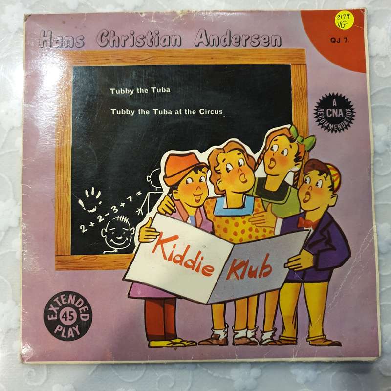 Hans Christian Andersen - Tubby the Tuba - Vinyl 7" Record - Very-Good Quality (VG)