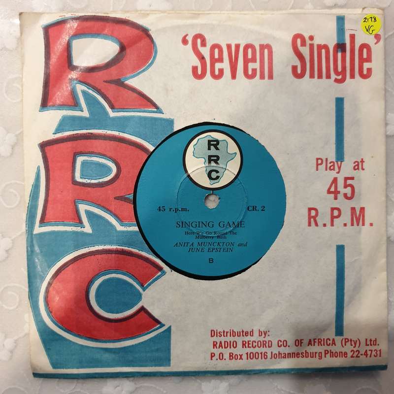 Anita Munckton and June Epstein - Singing Game - Vinyl 7" Record - Very-Good Quality (VG)