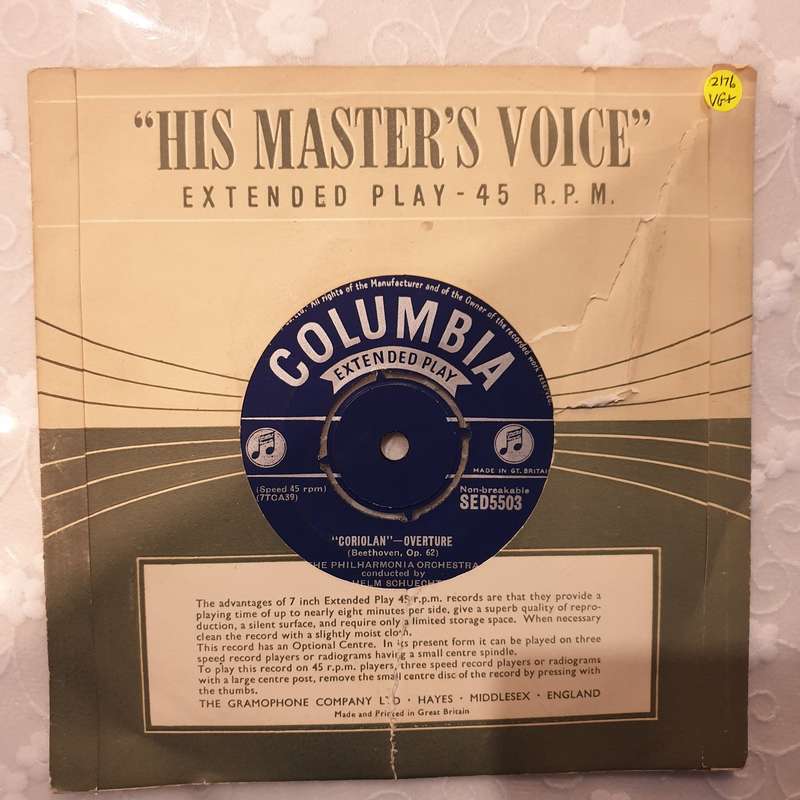 Philharmonia Orchestra  Dances Of The Persian Slaves - Vinyl 7" Record - Very-Good+ Quality...